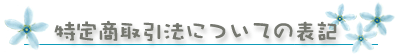 ���菤����@�ɂ��Ă̕\�L